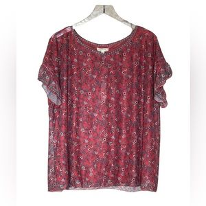 MAX STUDIO FLORAL TUNIC